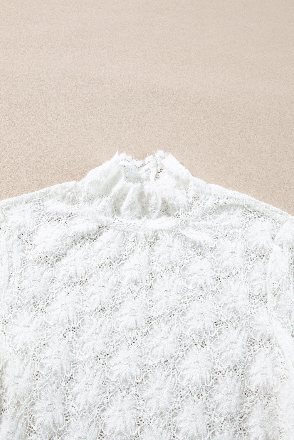 Anastasia Lace Mock Neck Top