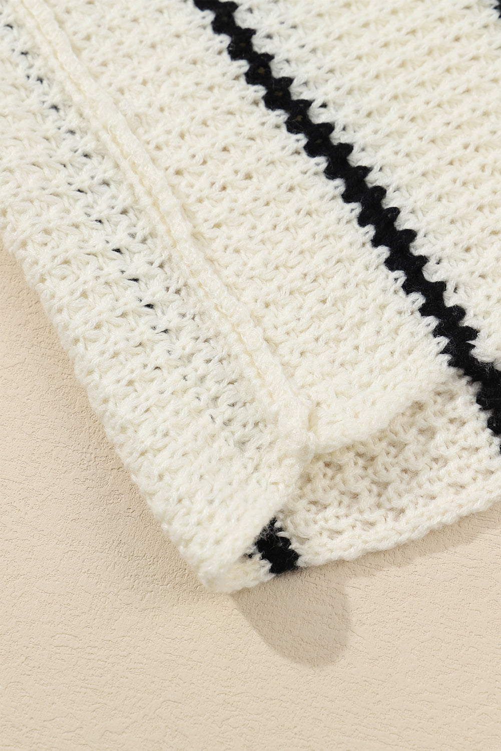 Blair Contrast V-Neck Sweater
