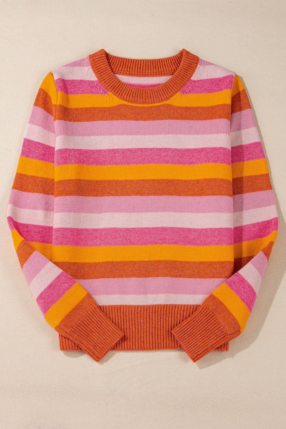 Myrah Striped Crew Neck Sweater