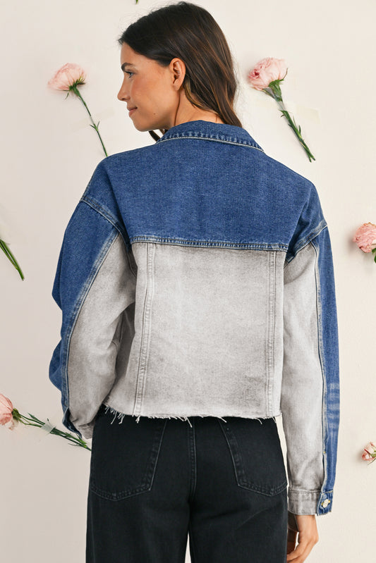 Nara Dual-tone Denim Jacket