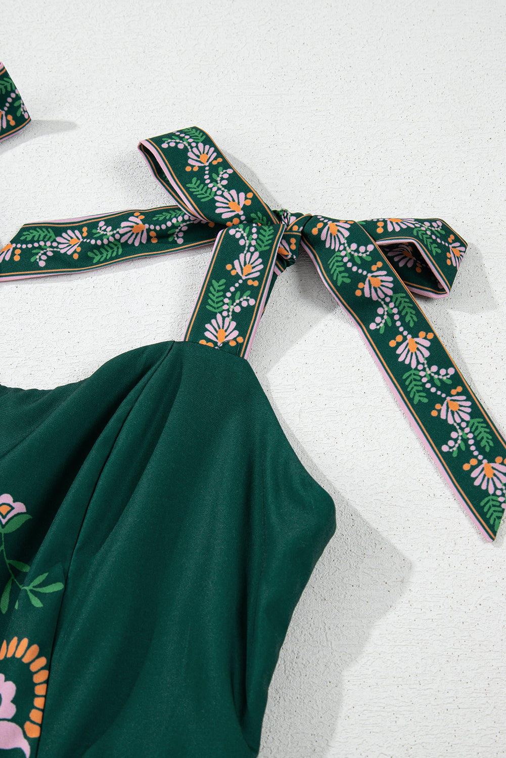 Azaha Green Floral Print Dress