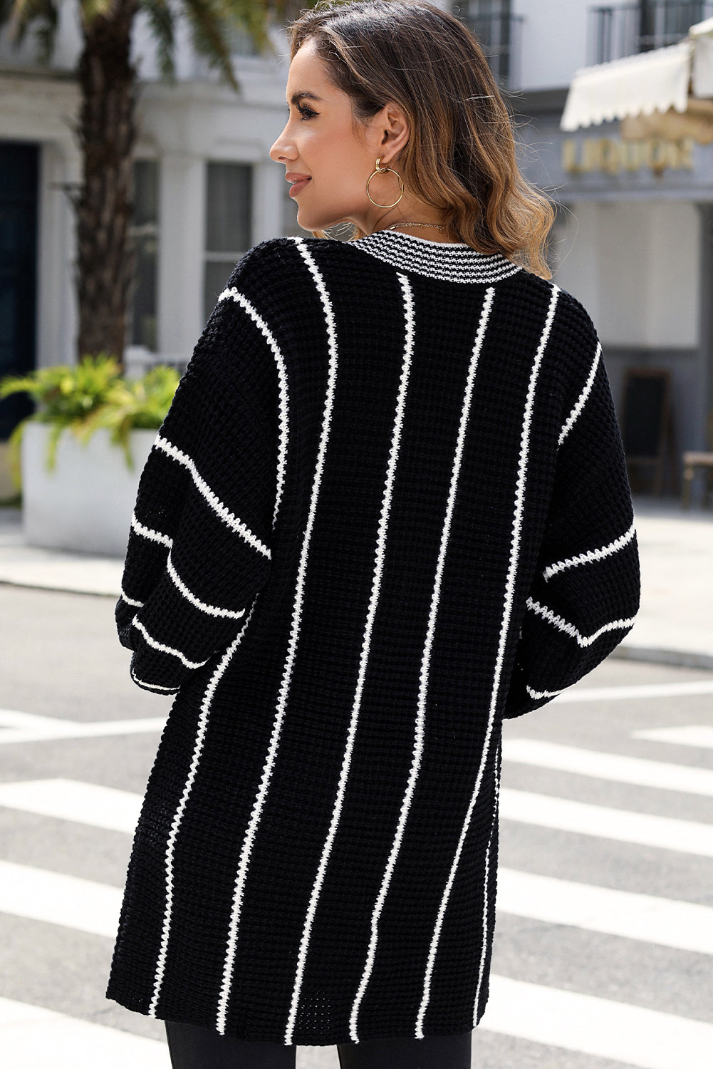 Blair Contrast V-Neck Sweater