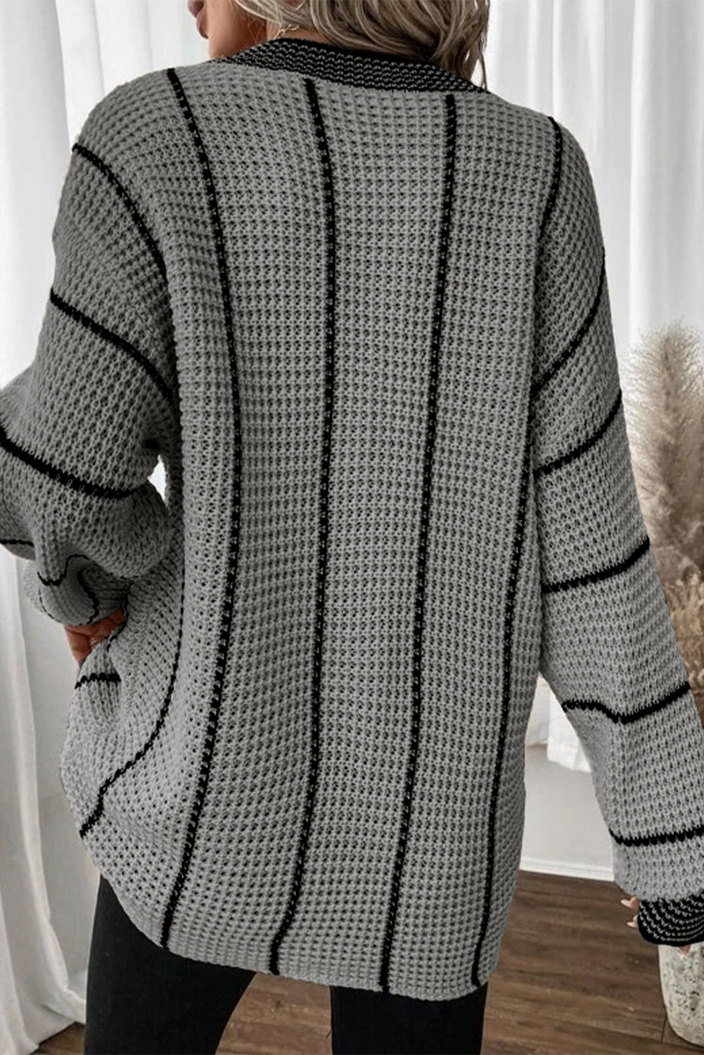 Blair Contrast V-Neck Sweater