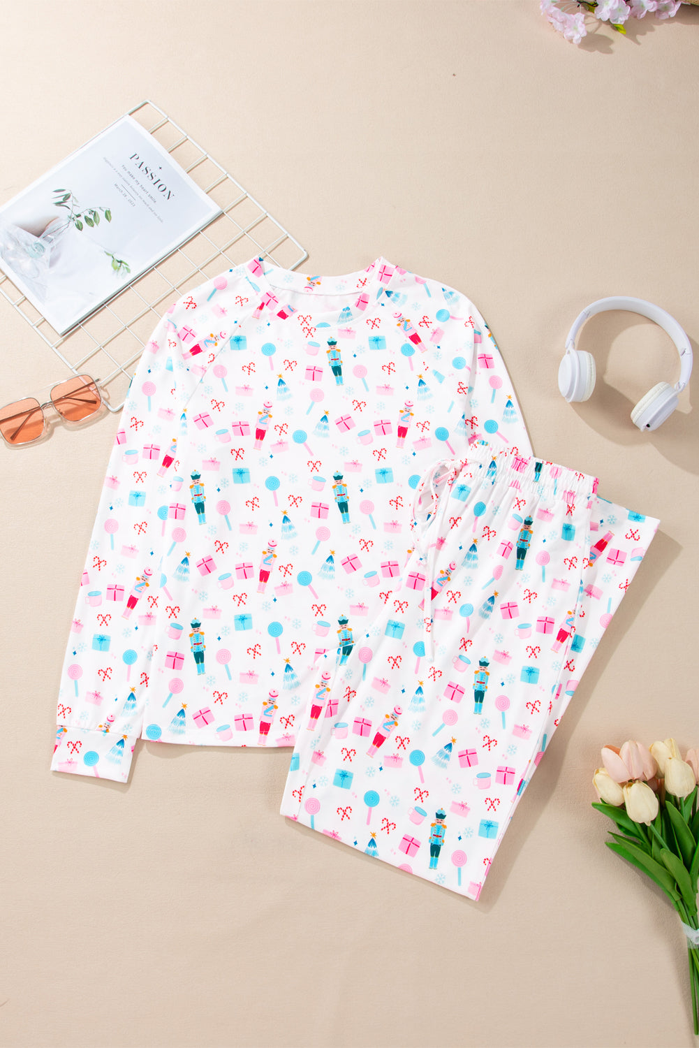 Nutcracker Printed Pajama Set