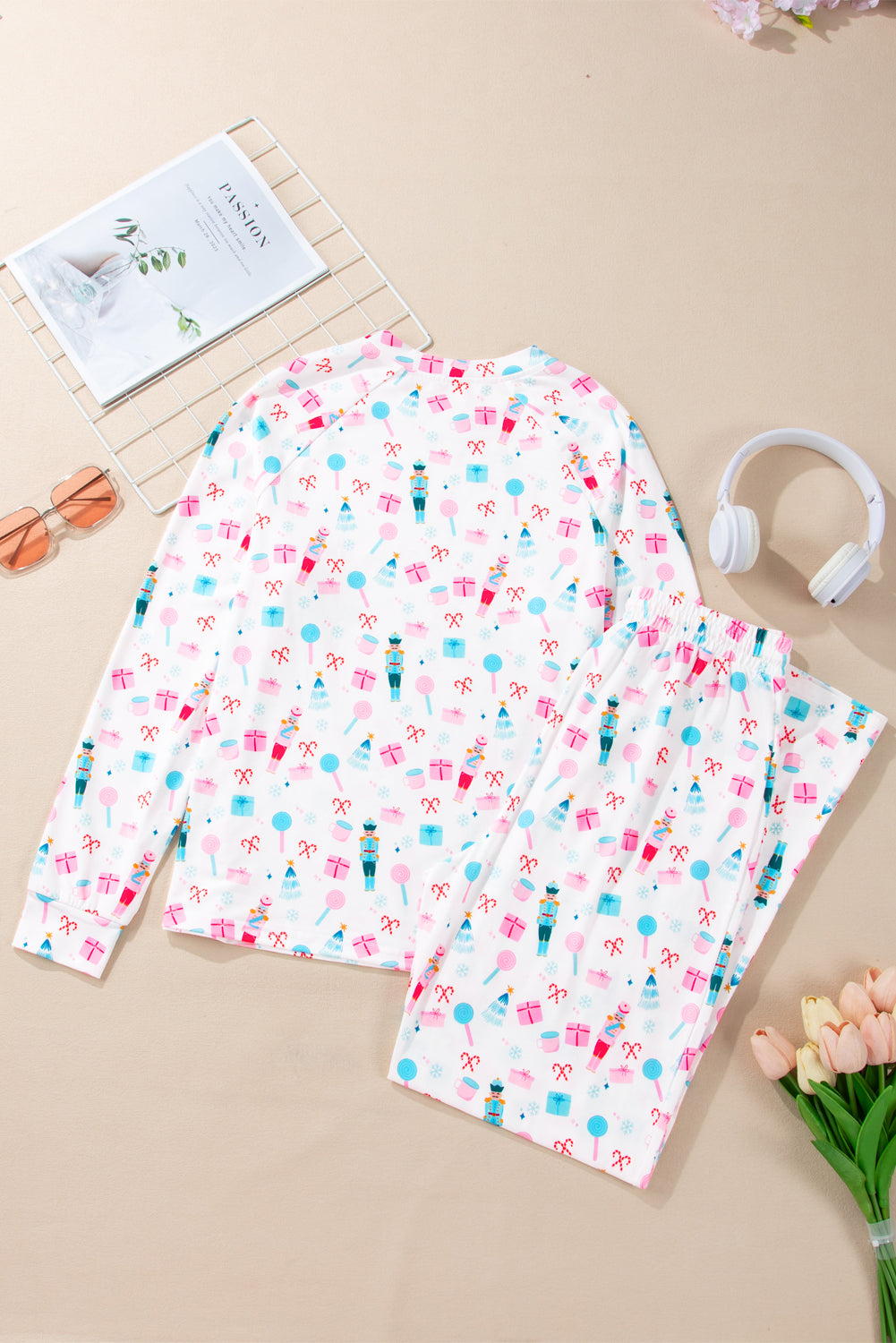 Nutcracker Printed Pajama Set