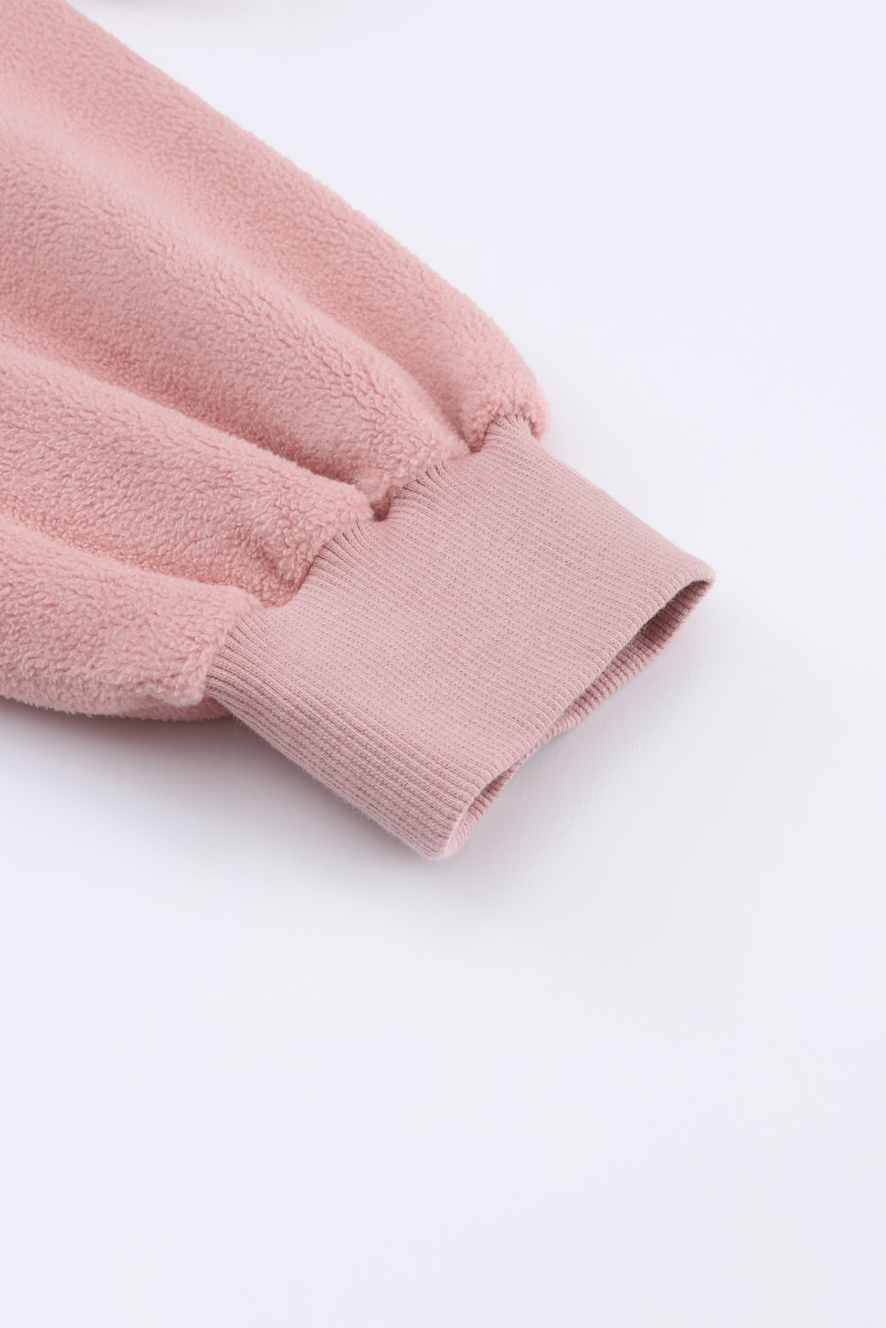 Flap Pockets Bishop Sleeve Zip Up Hoodie