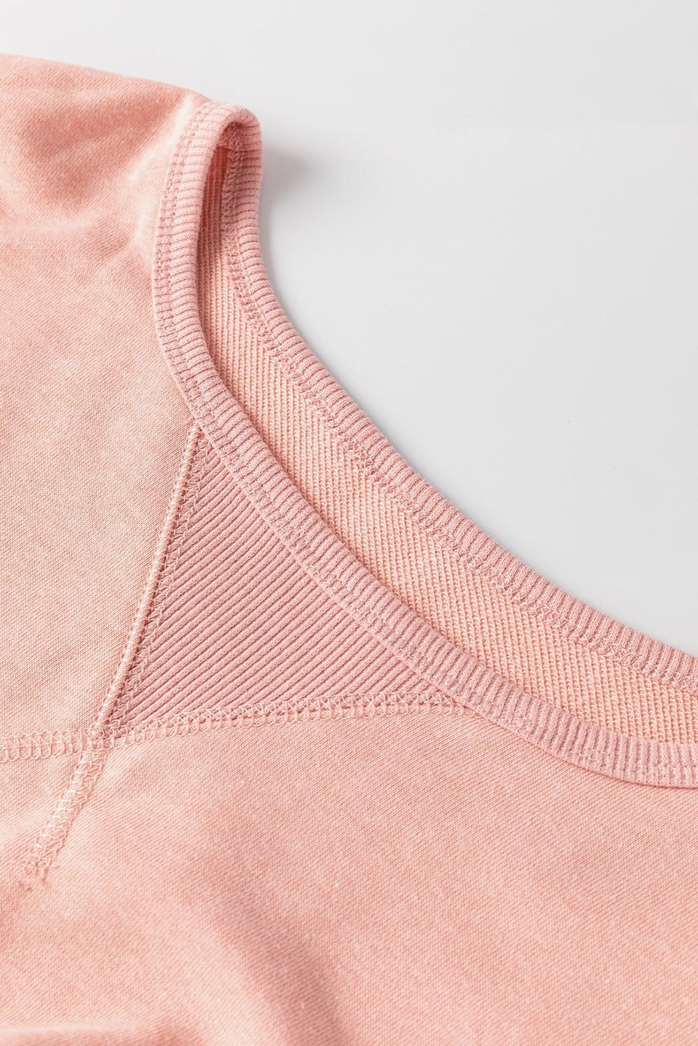 Ruffle Hem Mini Sweatshirt Dress