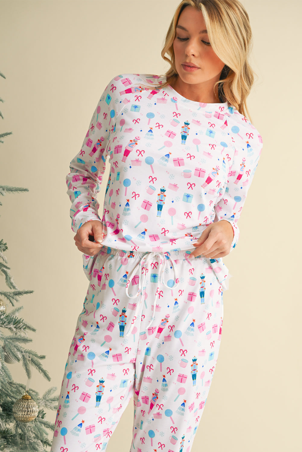 Nutcracker Printed Pajama Set
