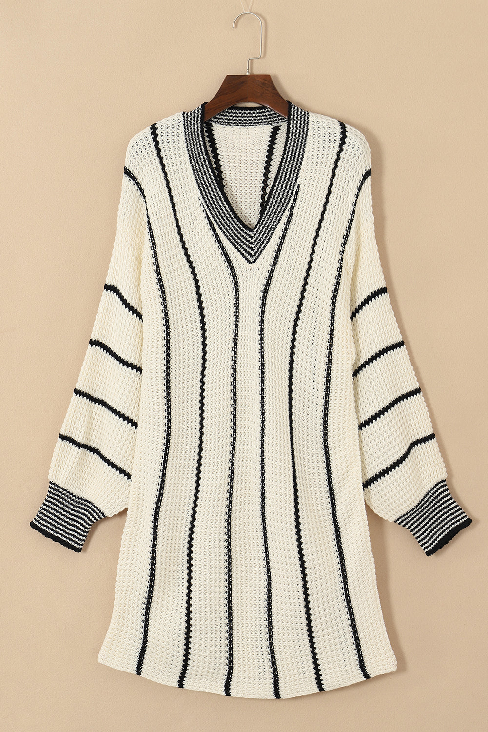 Blair Contrast V-Neck Sweater