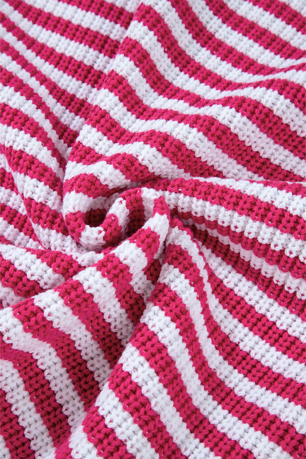 Nylah Striped Half-Zip Sweater
