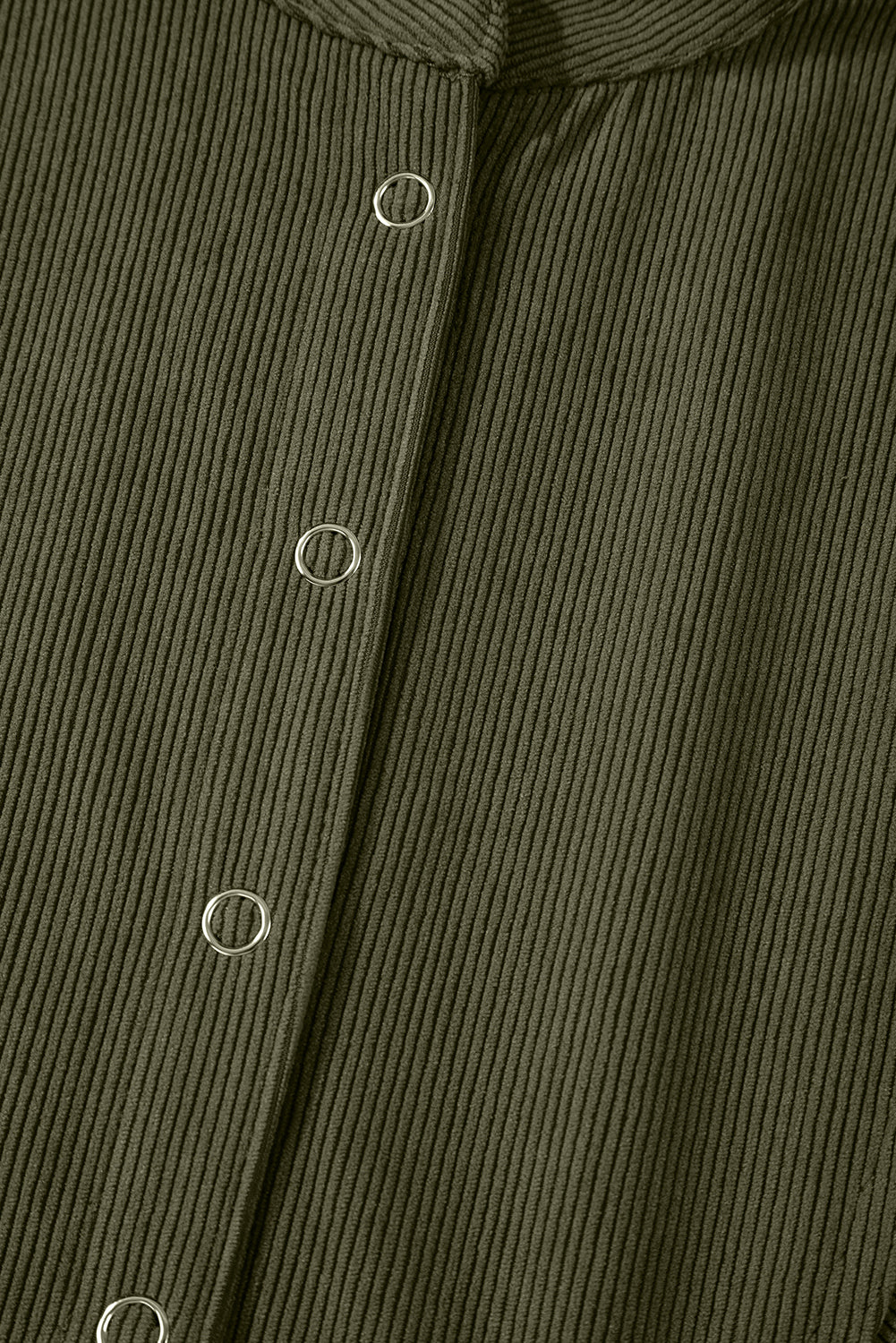 Corduroy Empire Waist Lantern Sleeve Dress