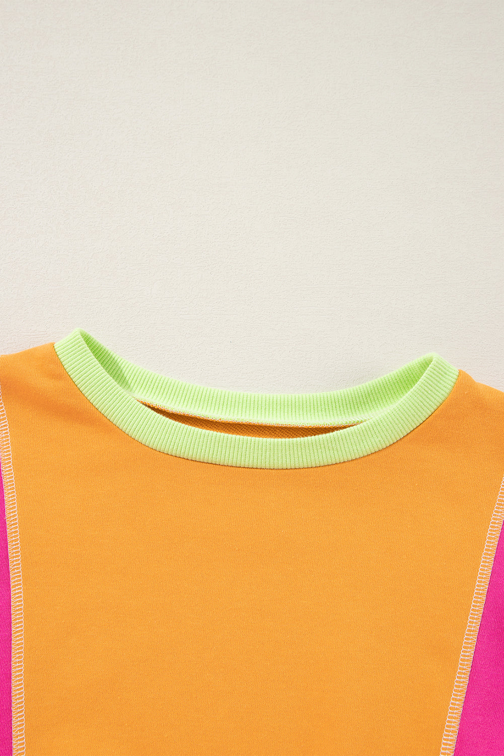 Noemi Colour-block Oversized Sweatshirt
