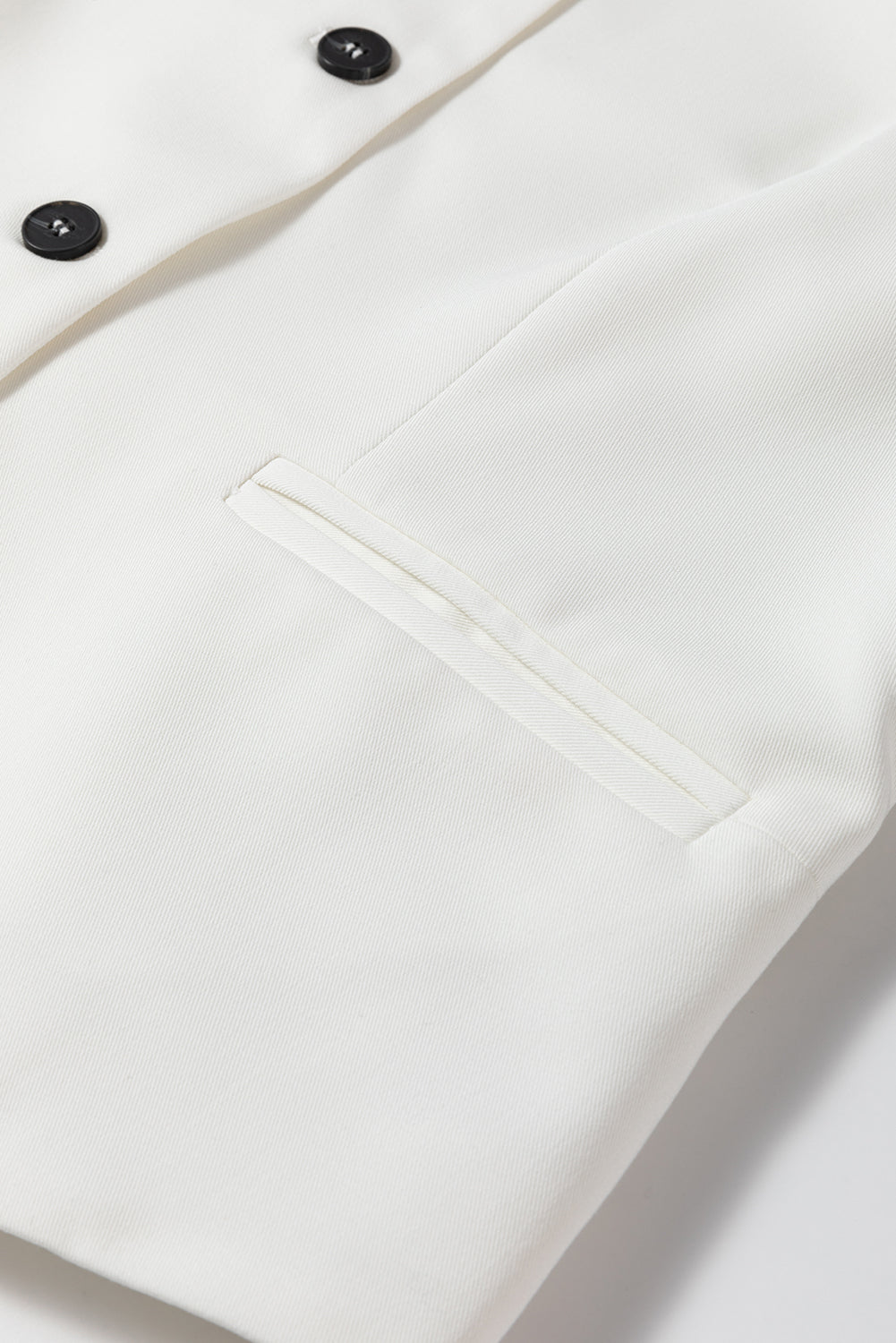 Aria Button Up V-Neck Suit Vest