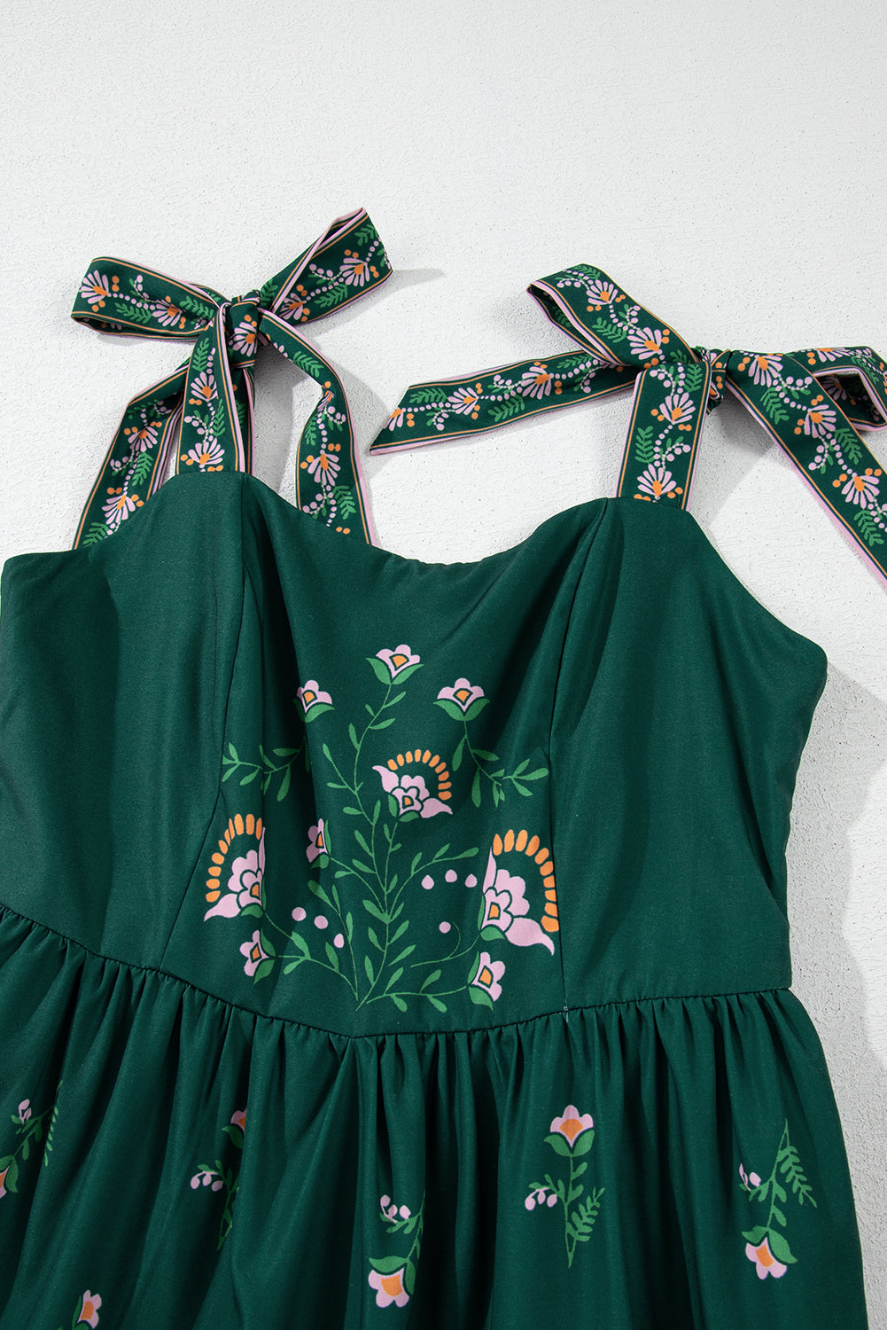 Azaha Green Floral Print Dress