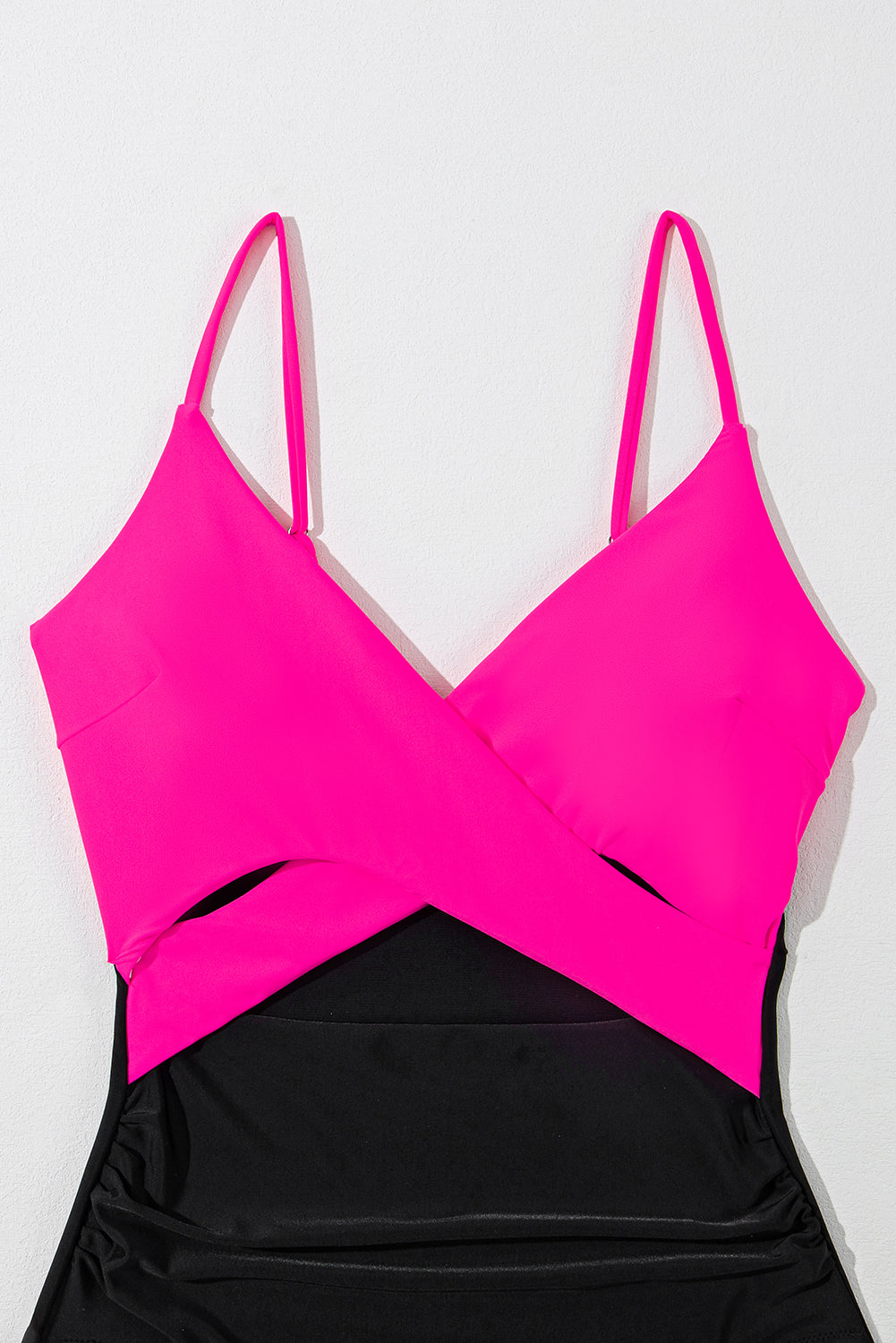 Kailani Two-Tone Cutout One-piece Swimsuit