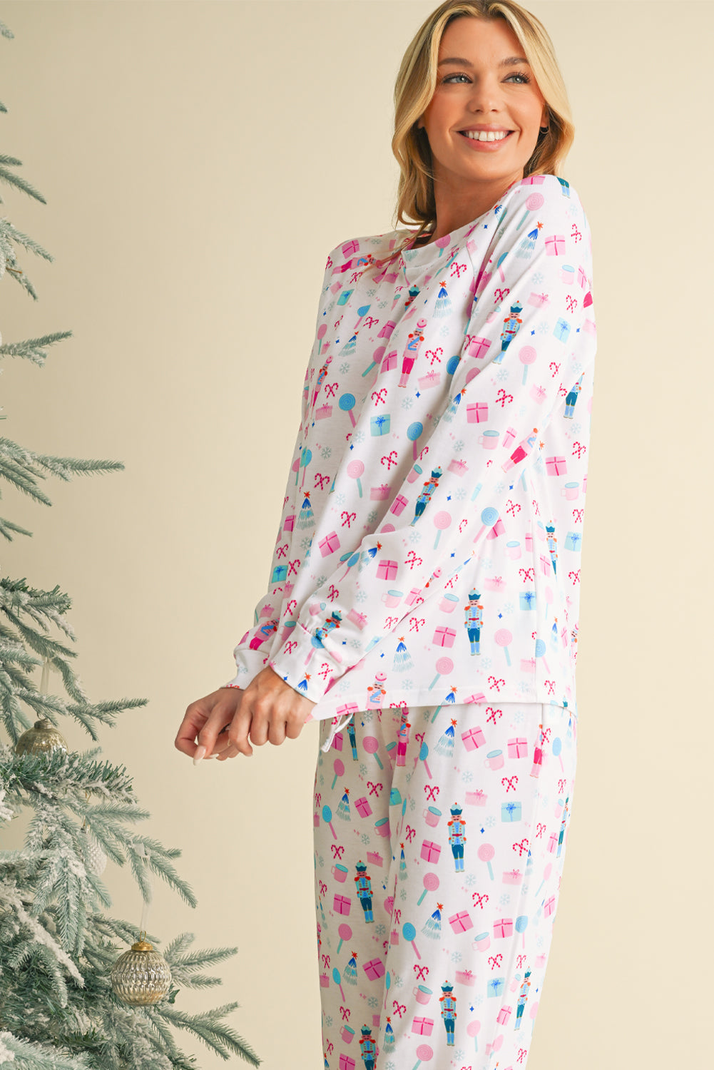 Nutcracker Printed Pajama Set