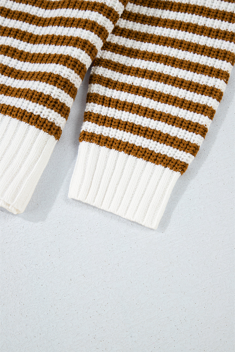 Nylah Striped Half-Zip Sweater