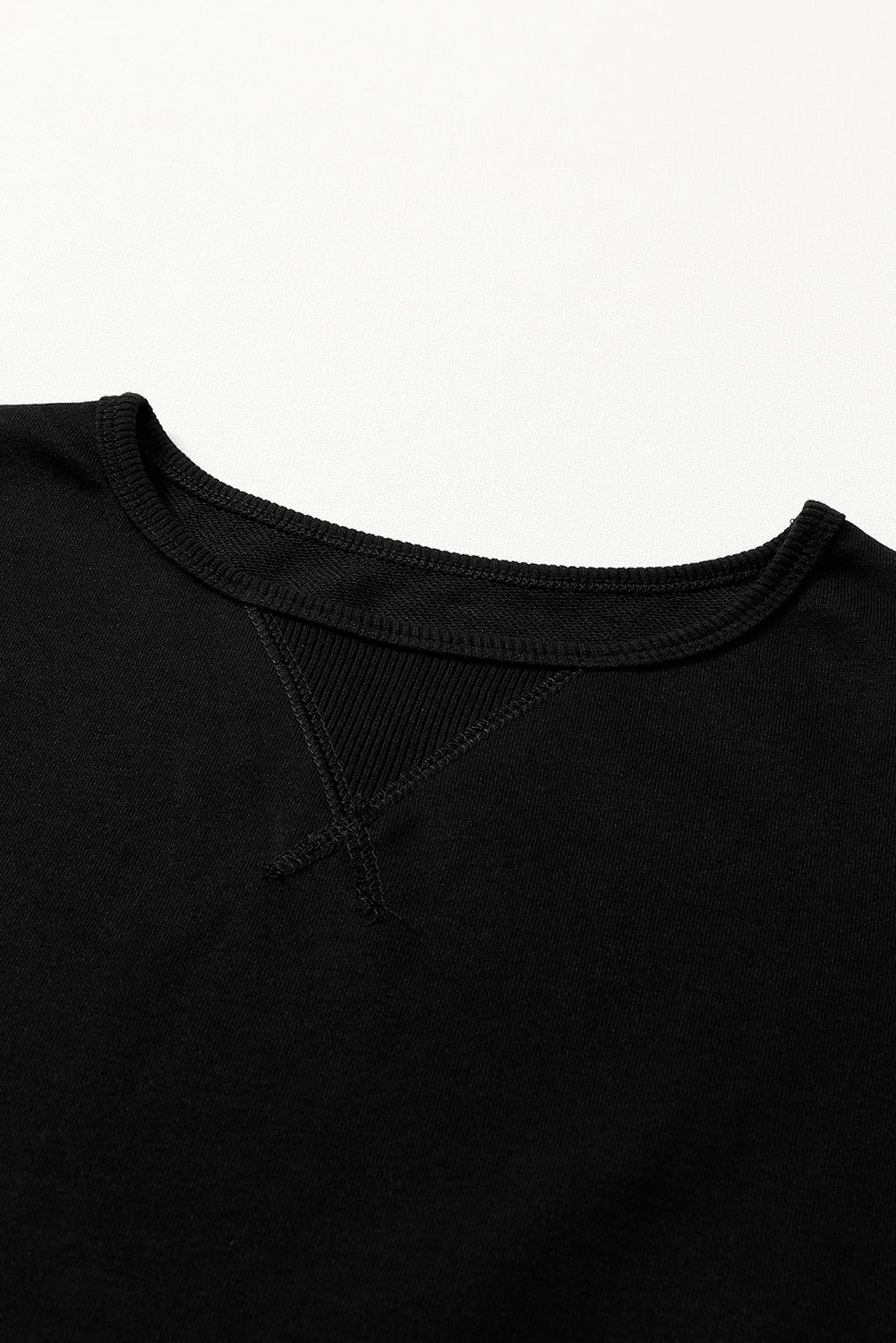 Ruffle Hem Mini Sweatshirt Dress