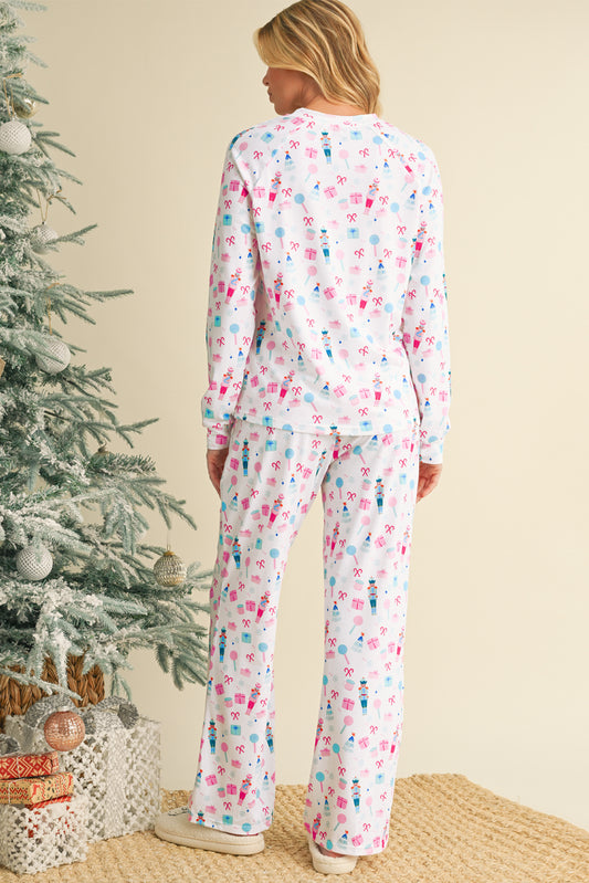 Nutcracker Printed Pajama Set