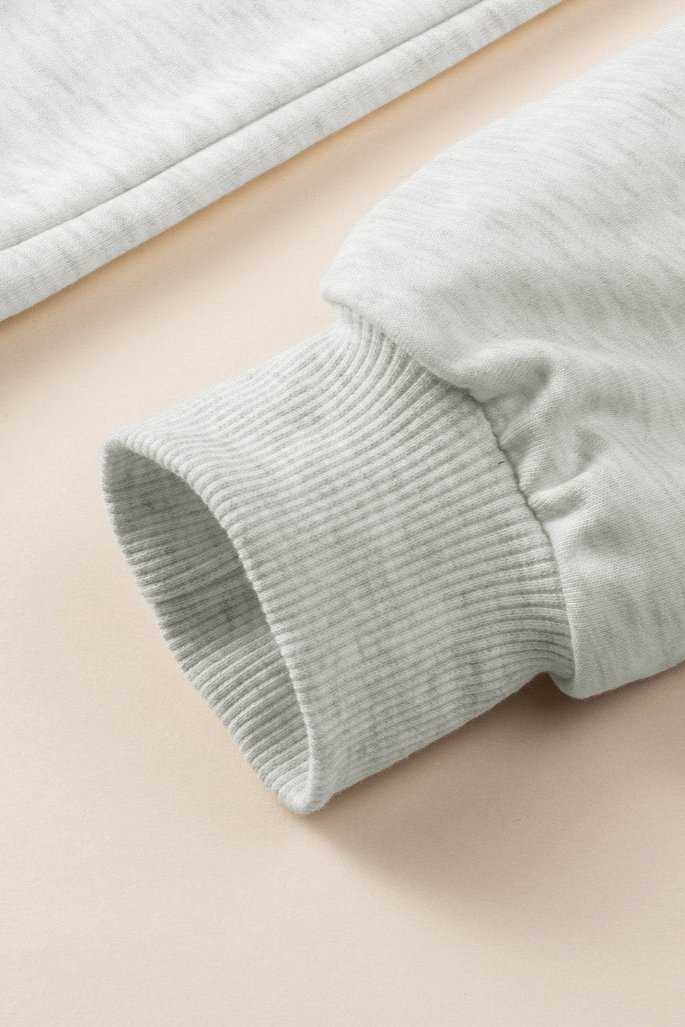 Ruffle Hem Mini Sweatshirt Dress
