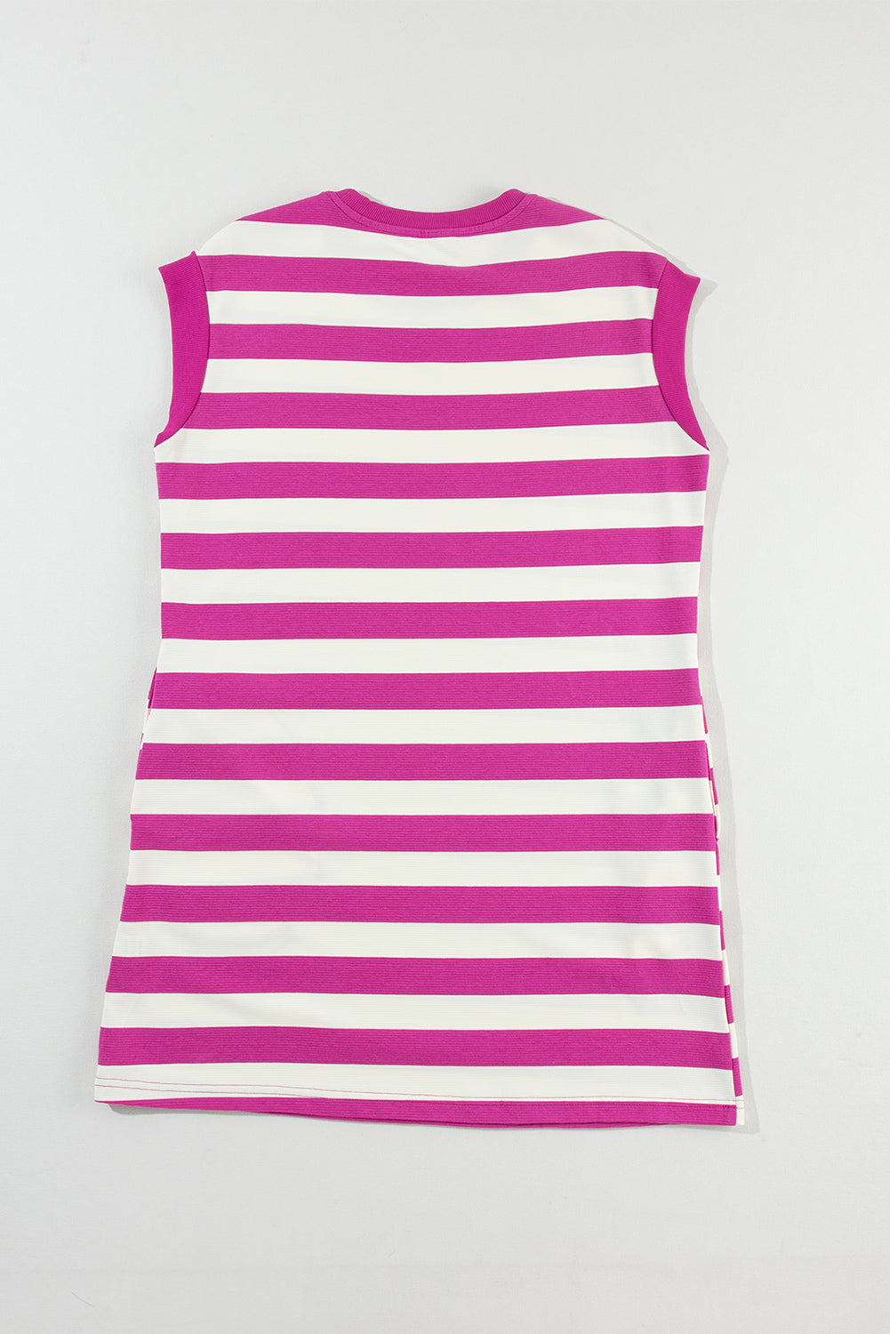 Rose Stripe Pocket T-shirt Dress