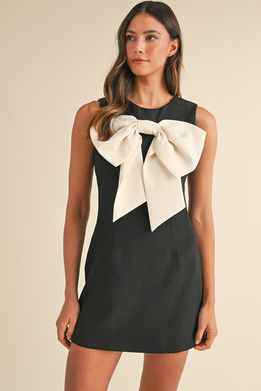 Noir Bow Little Black Dress