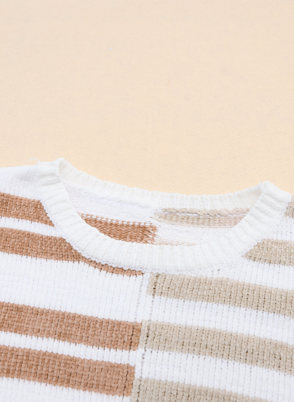 Nia Striped Colour-block Sweater