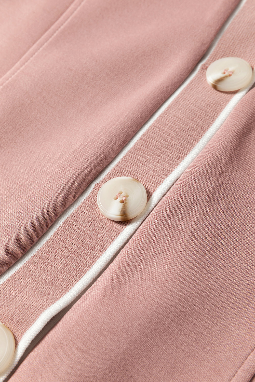 Livia Button Down Sweatshirt Cardigan