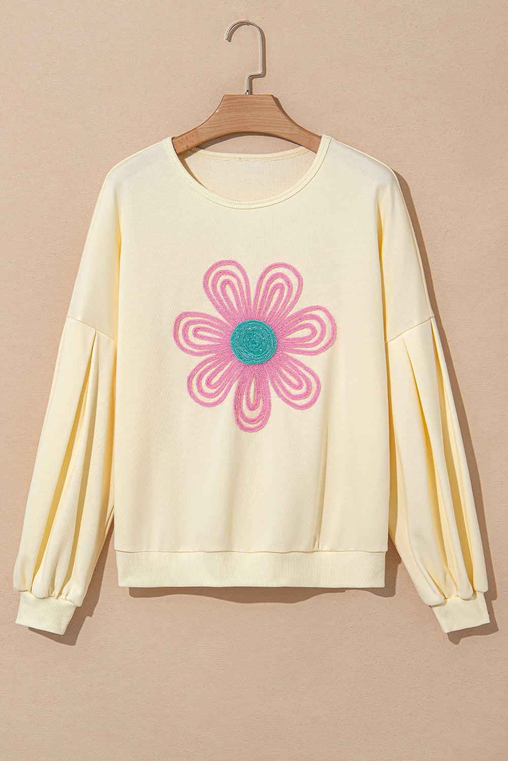 Tinsel Flower Oversized Sweatshirt