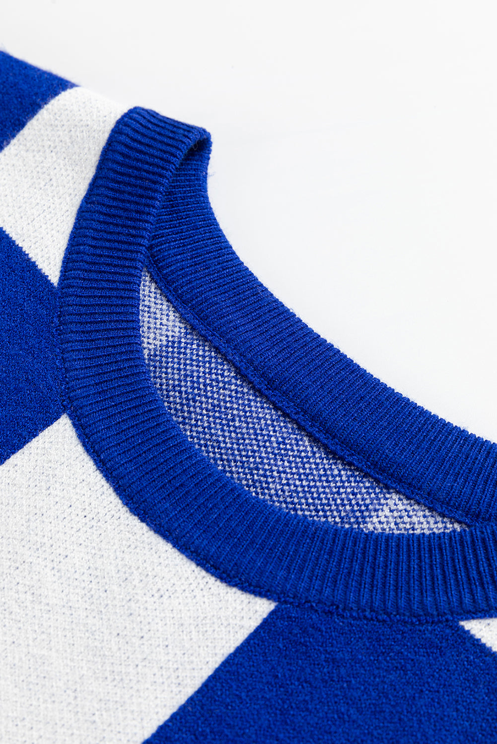 Kai Checkered Knit Vest Top
