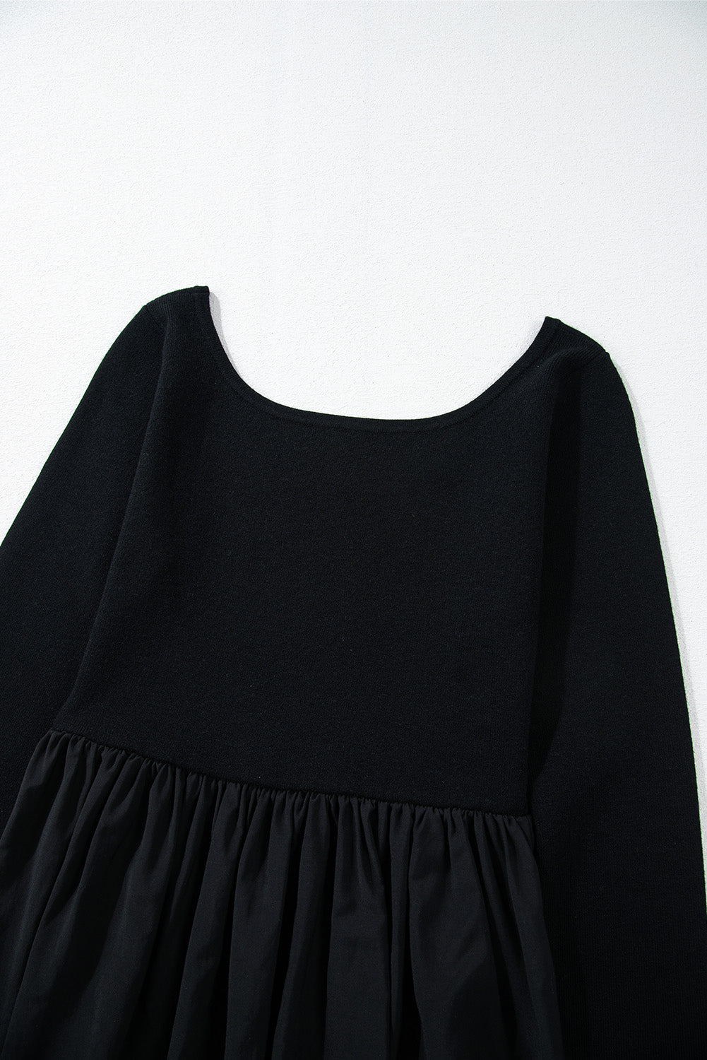 Ciara Long Sleeve Peplum Knit Top