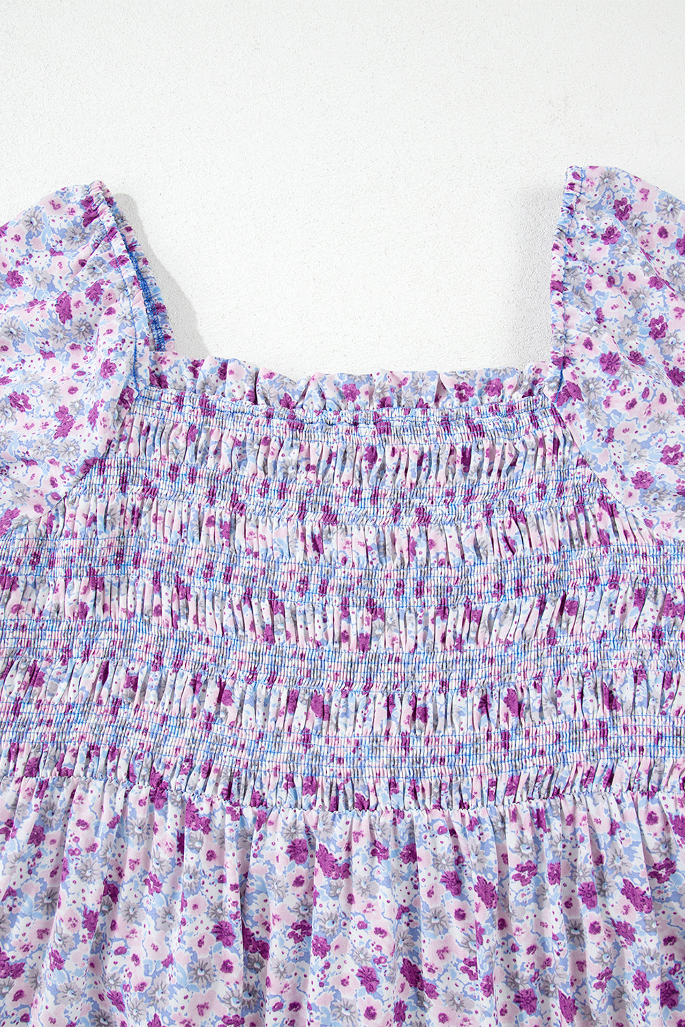 Wisteria Floral Smocked Maxi Dress