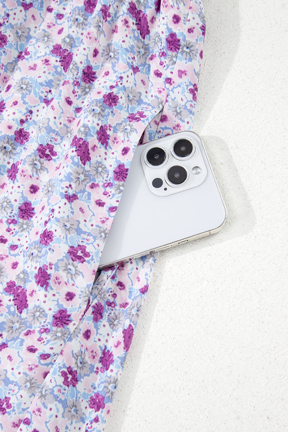 Wisteria Floral Smocked Maxi Dress