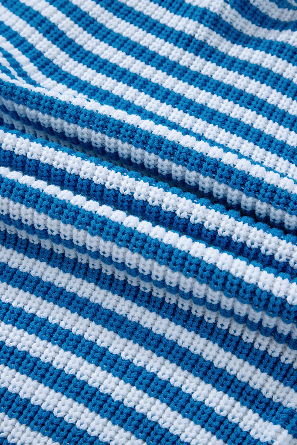 Nylah Striped Half-Zip Sweater