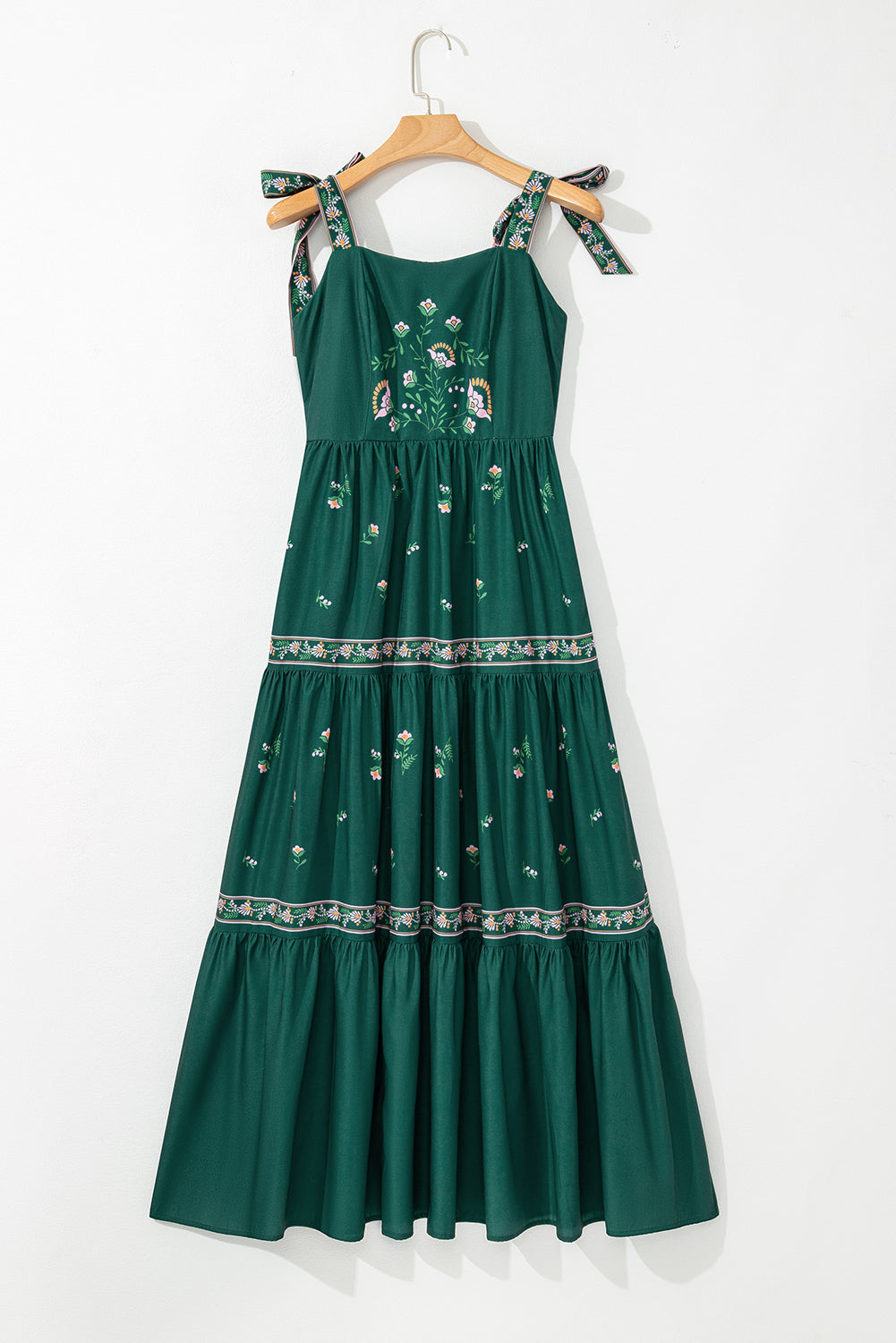 Azaha Green Floral Print Dress