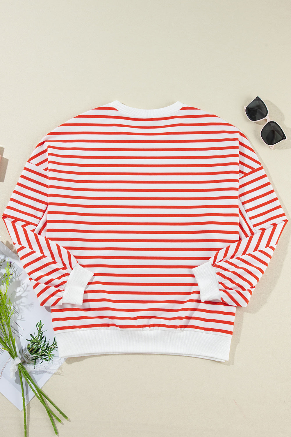 Mia Striped Oversized Sweatshirt