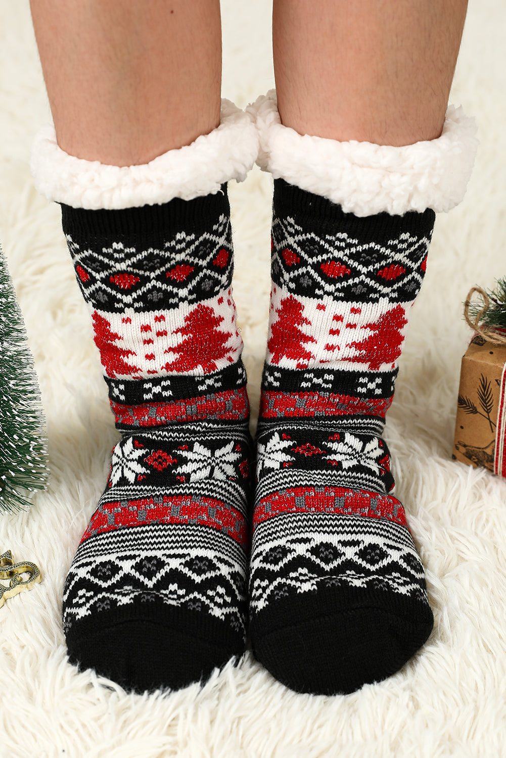 Festive Holidays Cozy Socks