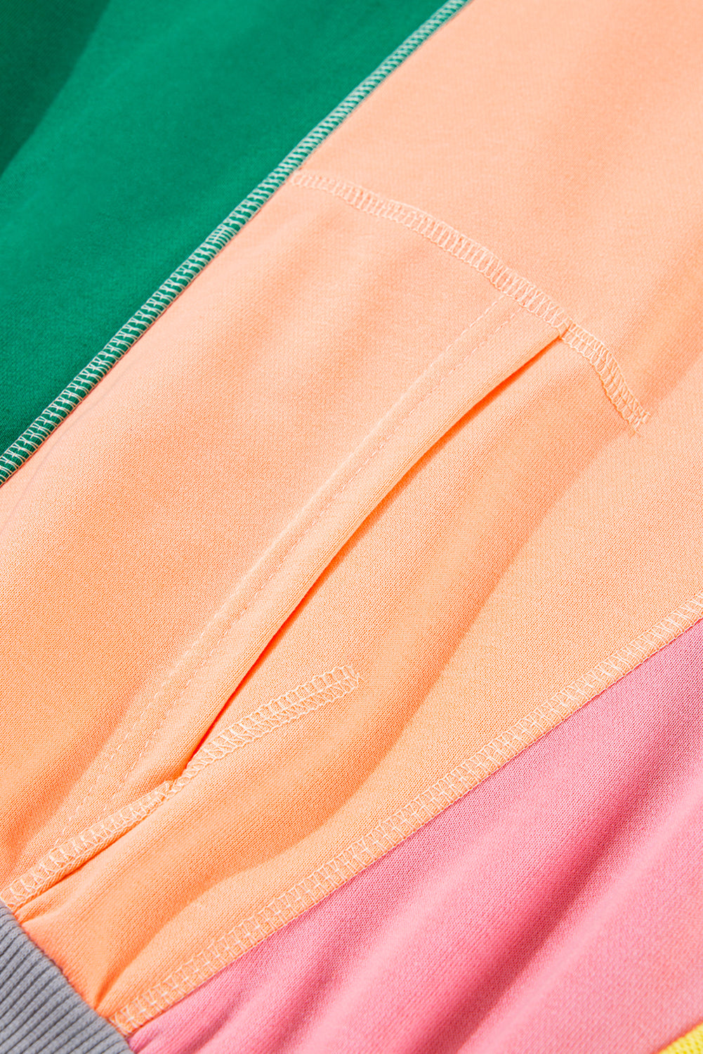 Noemi Colour-block Oversized Sweatshirt