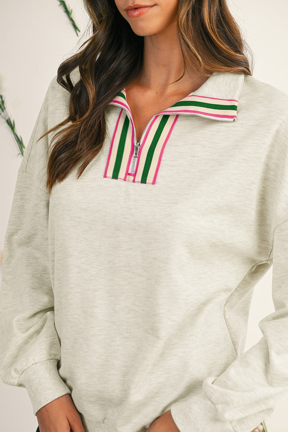 Esme Collared Pullover Sweatshirt