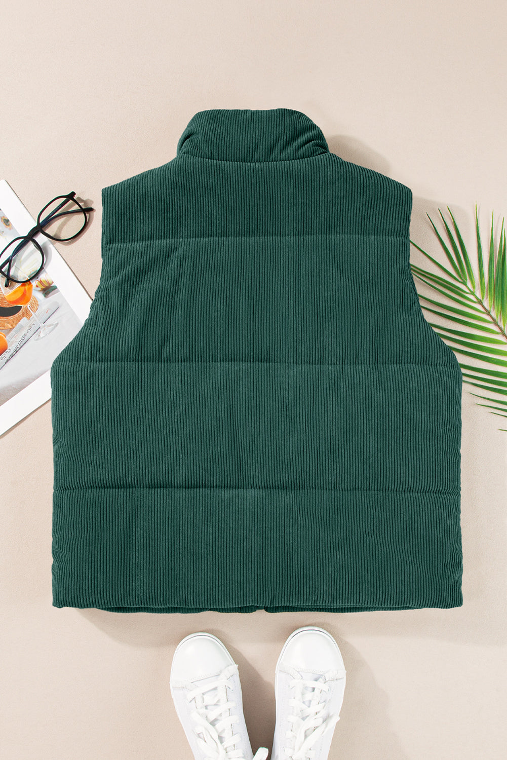 Corduroy Puffer Vest