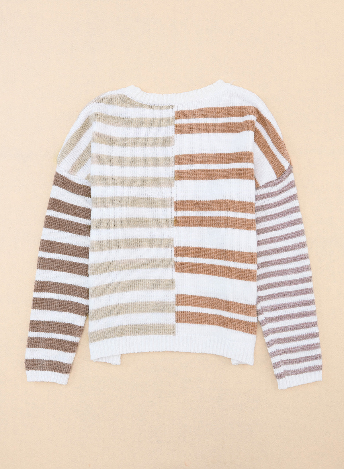 Nia Striped Colour-block Sweater