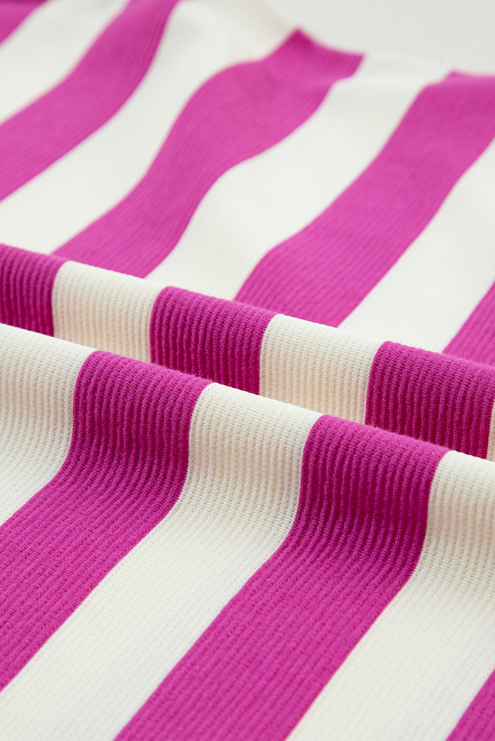 Rose Stripe Pocket T-shirt Dress