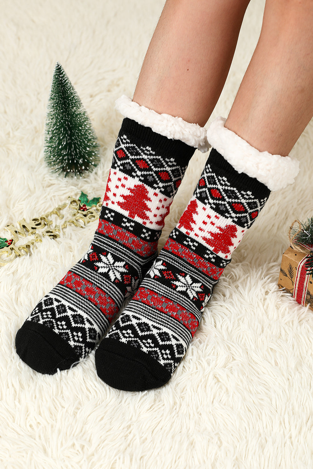 Festive Holidays Cozy Socks