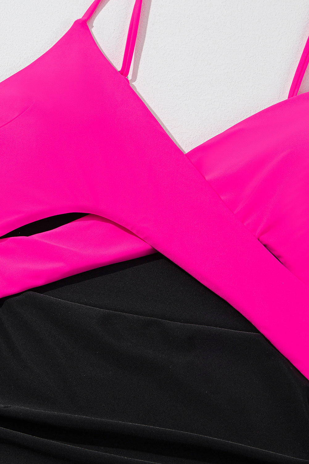 Kailani Two-Tone Cutout One-piece Swimsuit
