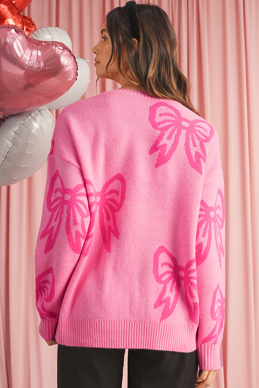 Saskia Bow Oversized Sweater
