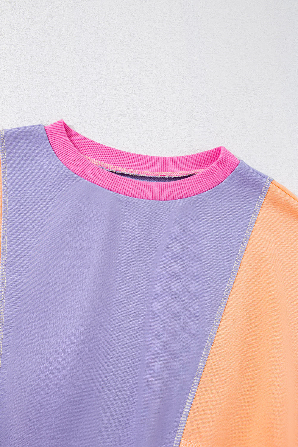 Noemi Colour-block Oversized Sweatshirt