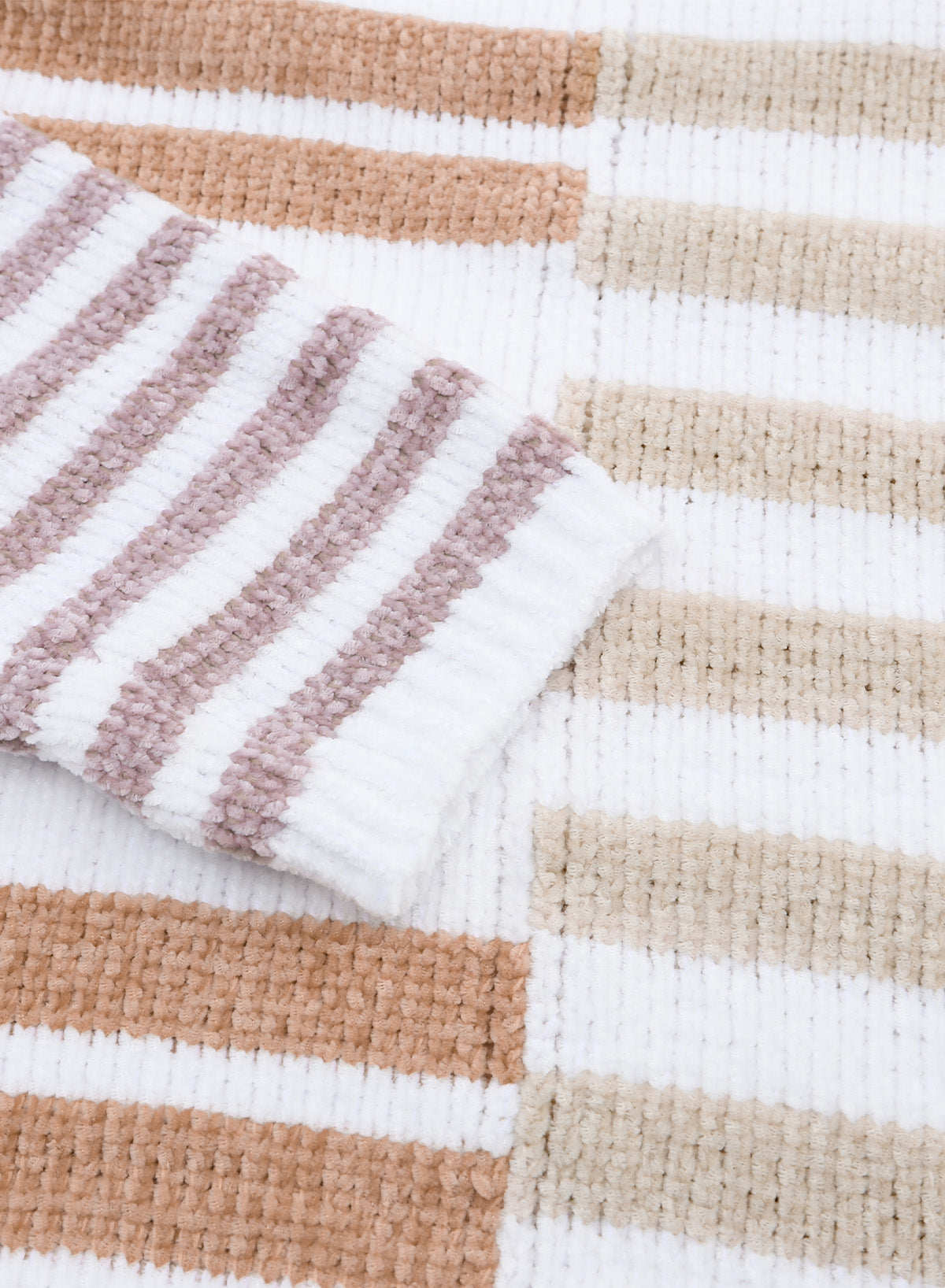 Nia Striped Colour-block Sweater