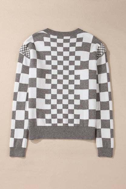 Kaya Checkered Sweater
