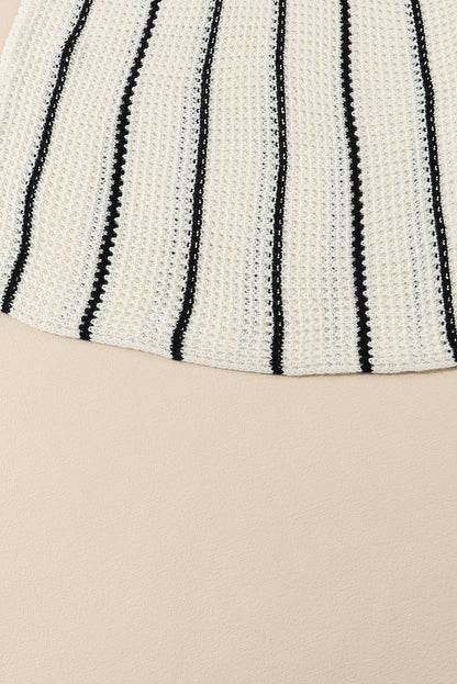 Blair Contrast V-Neck Sweater