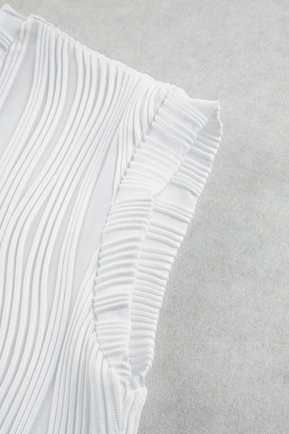 Hailey Wavy Textured Top